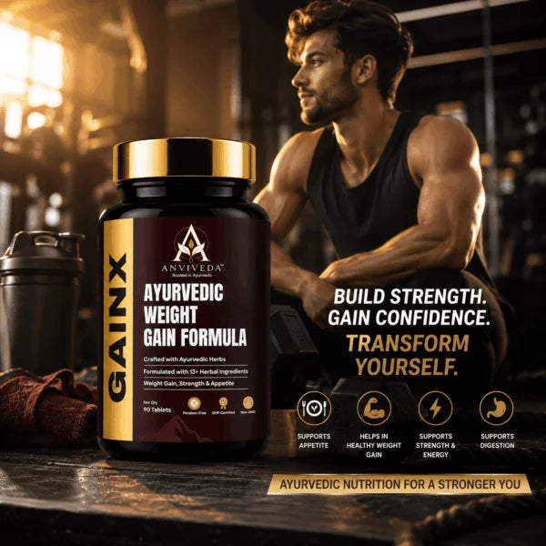 GainX – Ayurvedic Weight Gain Supplement for Men & Women