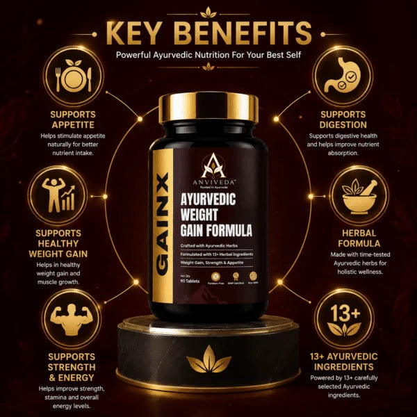 GainX – Ayurvedic Weight Gain Supplement for Men & Women